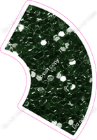 KG 23.5" Individuals - Hunter Green Sparkle Apostrophe