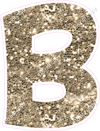KG 23.5" Individuals - Khaki Sparkle B