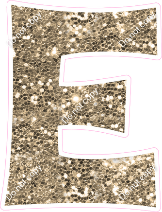 KG 23.5" Individuals - Khaki Sparkle E