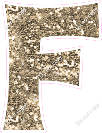 KG 23.5" Individuals - Khaki Sparkle F