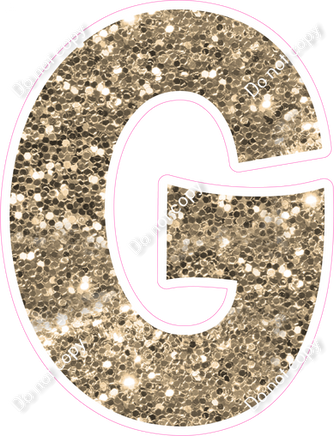 KG 23.5" Individuals - Khaki Sparkle G