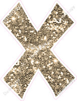 KG 23.5" Individuals - Khaki Sparkle X