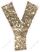 KG 23.5" Individuals - Khaki Sparkle Y