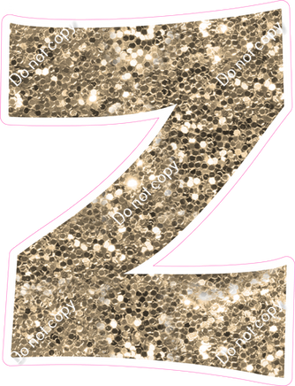 KG 23.5" Individuals - Khaki Sparkle Z