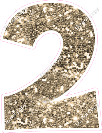 KG 23.5" Individuals - Khaki Sparkle 2