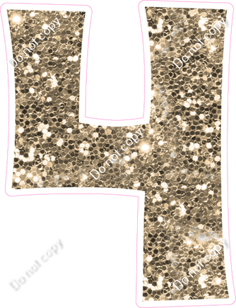 KG 23.5" Individuals - Khaki Sparkle 4