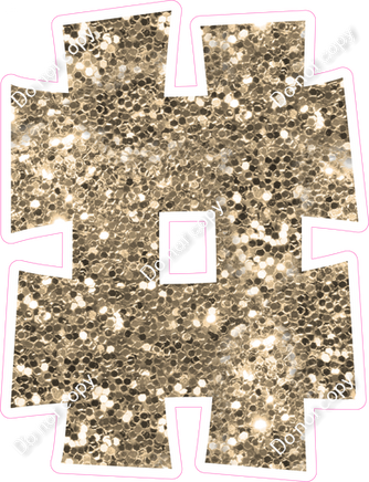 KG 23.5" Individuals - Khaki Sparkle #