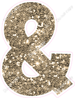 KG 23.5" Individuals - Khaki Sparkle &
