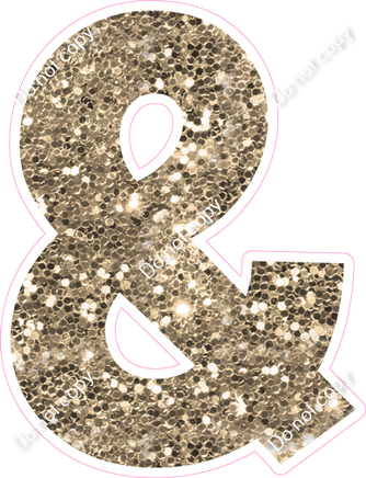 KG 23.5" Individuals - Khaki Sparkle &