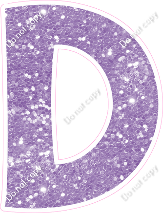 KG 23.5" Individuals - Lavender Sparkle D