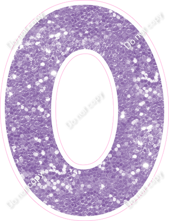 KG 23.5" Individuals - Lavender Sparkle O