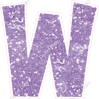 KG 23.5" Individuals - Lavender Sparkle W