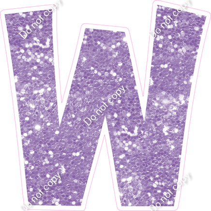KG 23.5" Individuals - Lavender Sparkle W