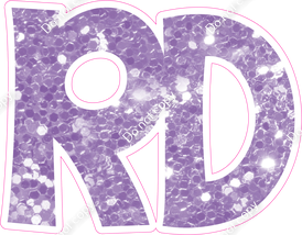 KG 23.5" Individuals - Lavender Sparkle RD