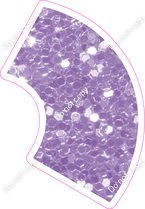 KG 23.5" Individuals - Lavender Sparkle Apostrophe