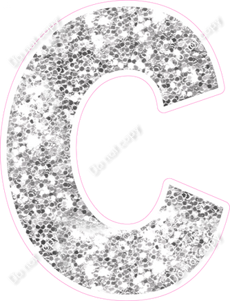 KG 23.5" Individuals - Light Silver Sparkle C