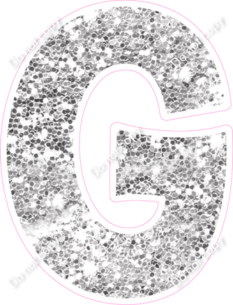 KG 23.5" Individuals - Light Silver Sparkle G