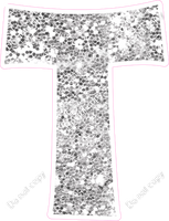 KG 23.5" Individuals - Light Silver Sparkle T