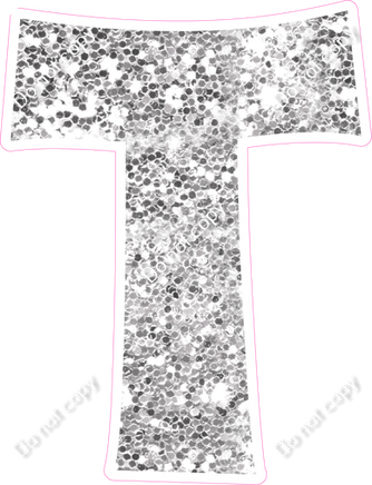 KG 23.5" Individuals - Light Silver Sparkle T