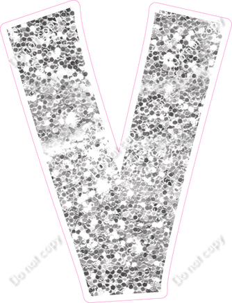 KG 23.5" Individuals - Light Silver Sparkle V