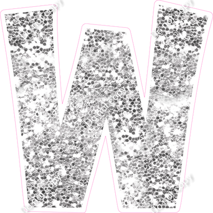 KG 23.5" Individuals - Light Silver Sparkle W