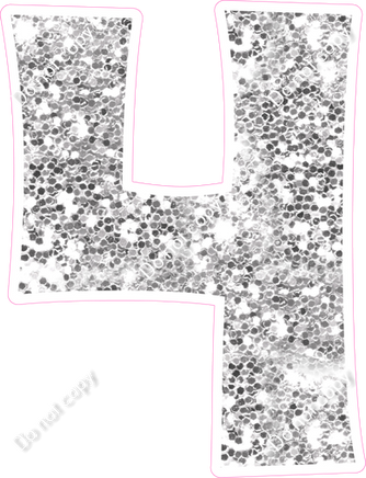 KG 23.5" Individuals - Light Silver Sparkle 4