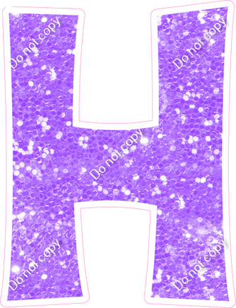 KG 23.5" Individuals - Lilac Sparkle H