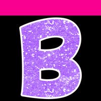Sparkle - 23.5" KG 68 pc Alphabet Sets Sparkle Lilac