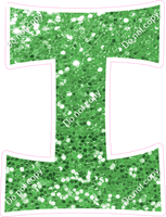 KG 23.5" Individuals - Lime Green Sparkle I