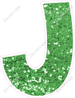 KG 23.5" Individuals - Lime Green Sparkle J