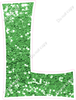 KG 23.5" Individuals - Lime Green Sparkle L