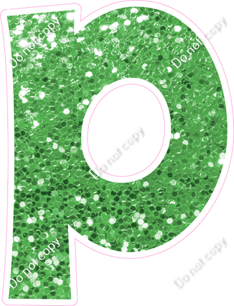 KG 23.5" Individuals - Lime Green Sparkle P