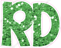 KG 23.5" Individuals - Lime Green Sparkle RD