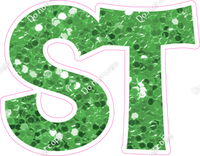 KG 23.5" Individuals - Lime Green Sparkle ST