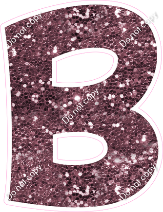 KG 23.5" Individuals - Mauve Sparkle B