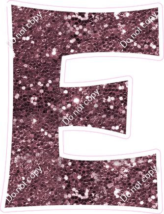 KG 23.5" Individuals - Mauve Sparkle E