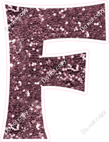 KG 23.5" Individuals - Mauve Sparkle F