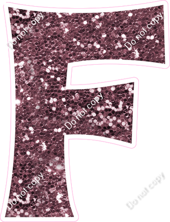 KG 23.5" Individuals - Mauve Sparkle F