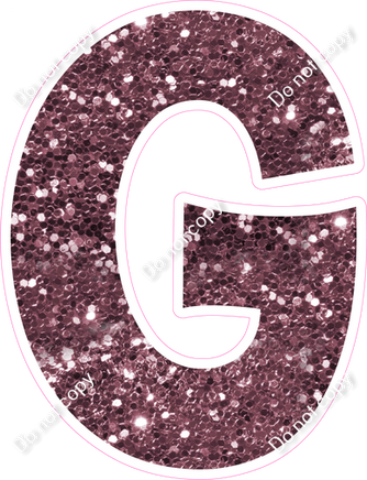 KG 23.5" Individuals - Mauve Sparkle G