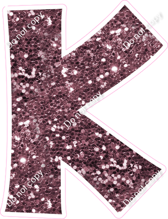 KG 23.5" Individuals - Mauve Sparkle K