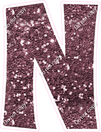 KG 23.5" Individuals - Mauve Sparkle N