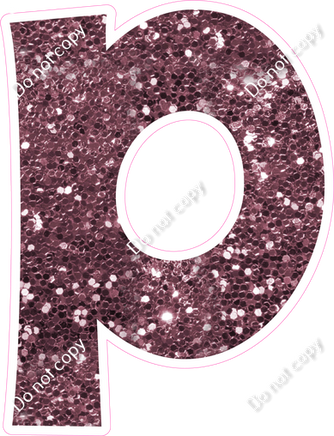 KG 23.5" Individuals - Mauve Sparkle P