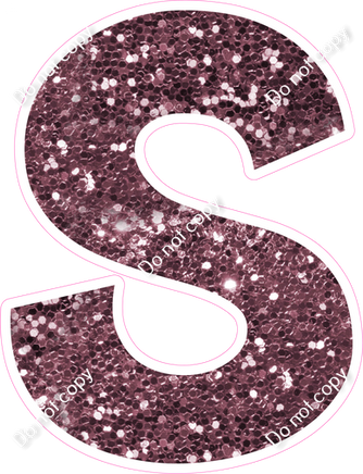 KG 23.5" Individuals - Mauve Sparkle S
