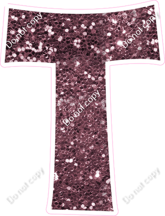 KG 23.5" Individuals - Mauve Sparkle T