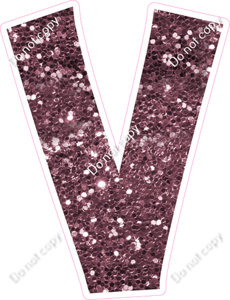 KG 23.5" Individuals - Mauve Sparkle V