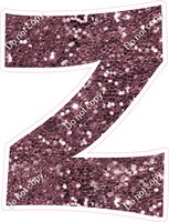 KG 23.5" Individuals - Mauve Sparkle Z