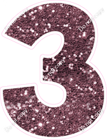 KG 23.5" Individuals - Mauve Sparkle 3