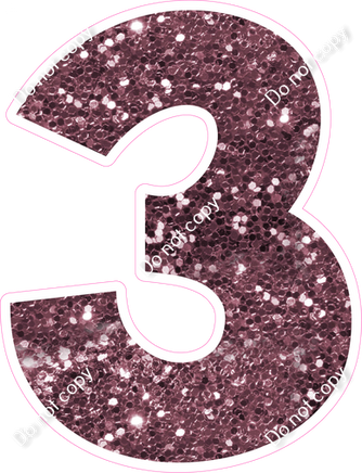 KG 23.5" Individuals - Mauve Sparkle 3