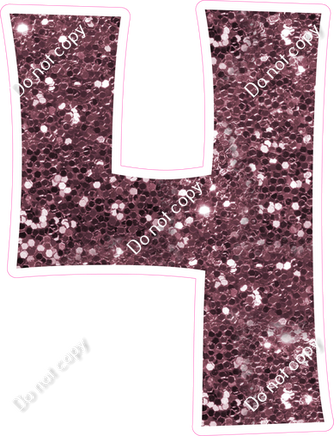 KG 23.5" Individuals - Mauve Sparkle 4