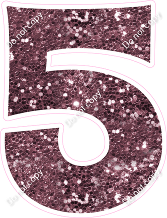 KG 23.5" Individuals - Mauve Sparkle 5
